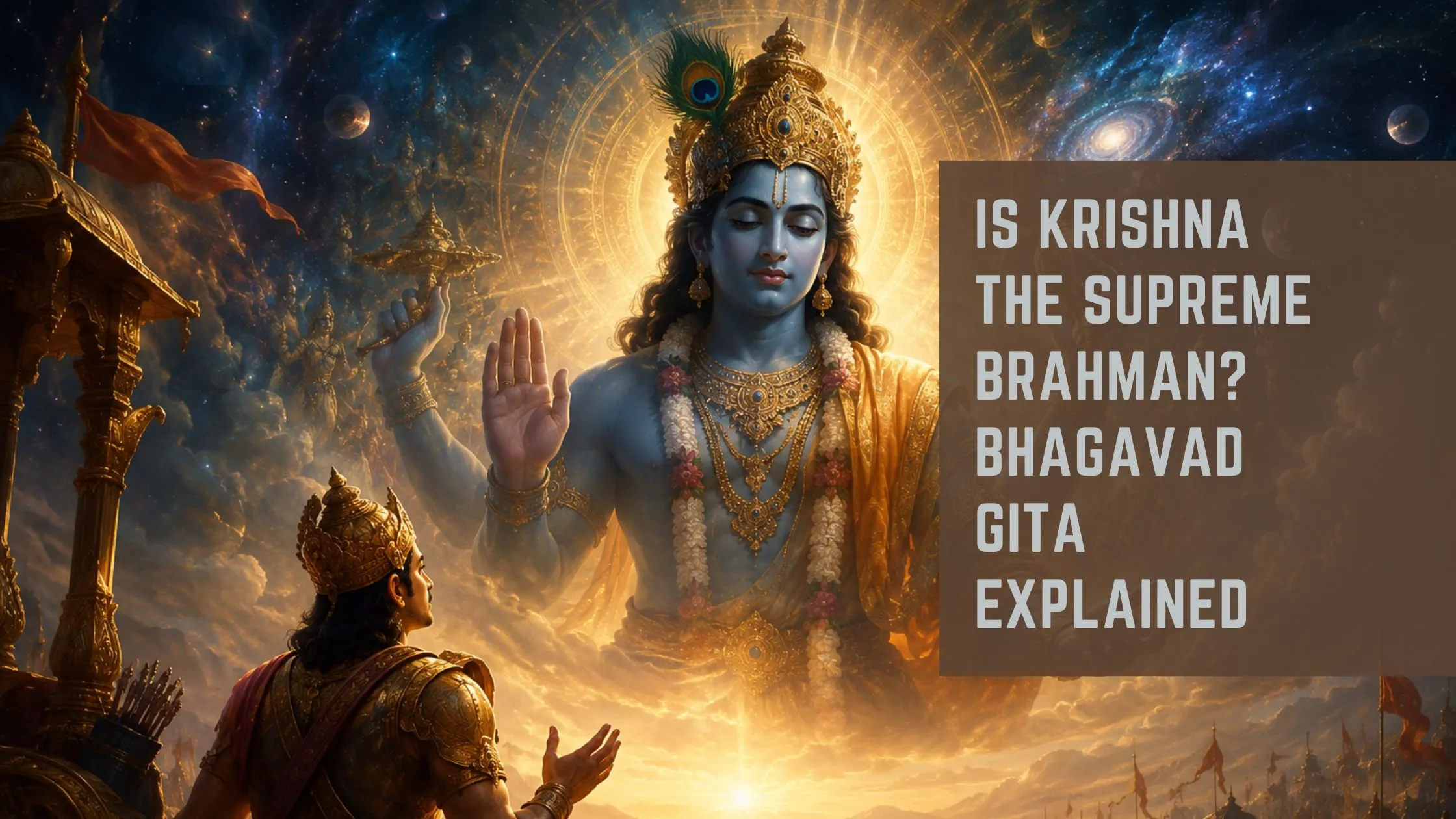 Is Krishna the Supreme Brahman?