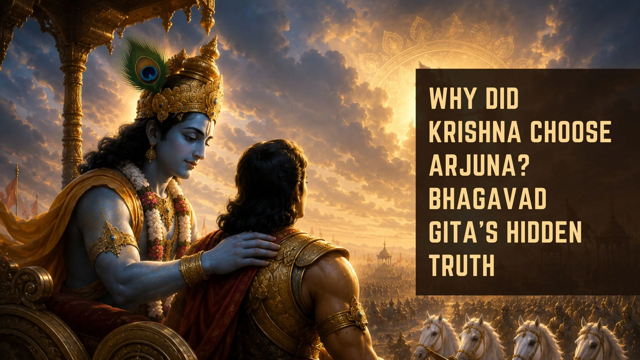 Why Did Krishna Choose Arjuna
