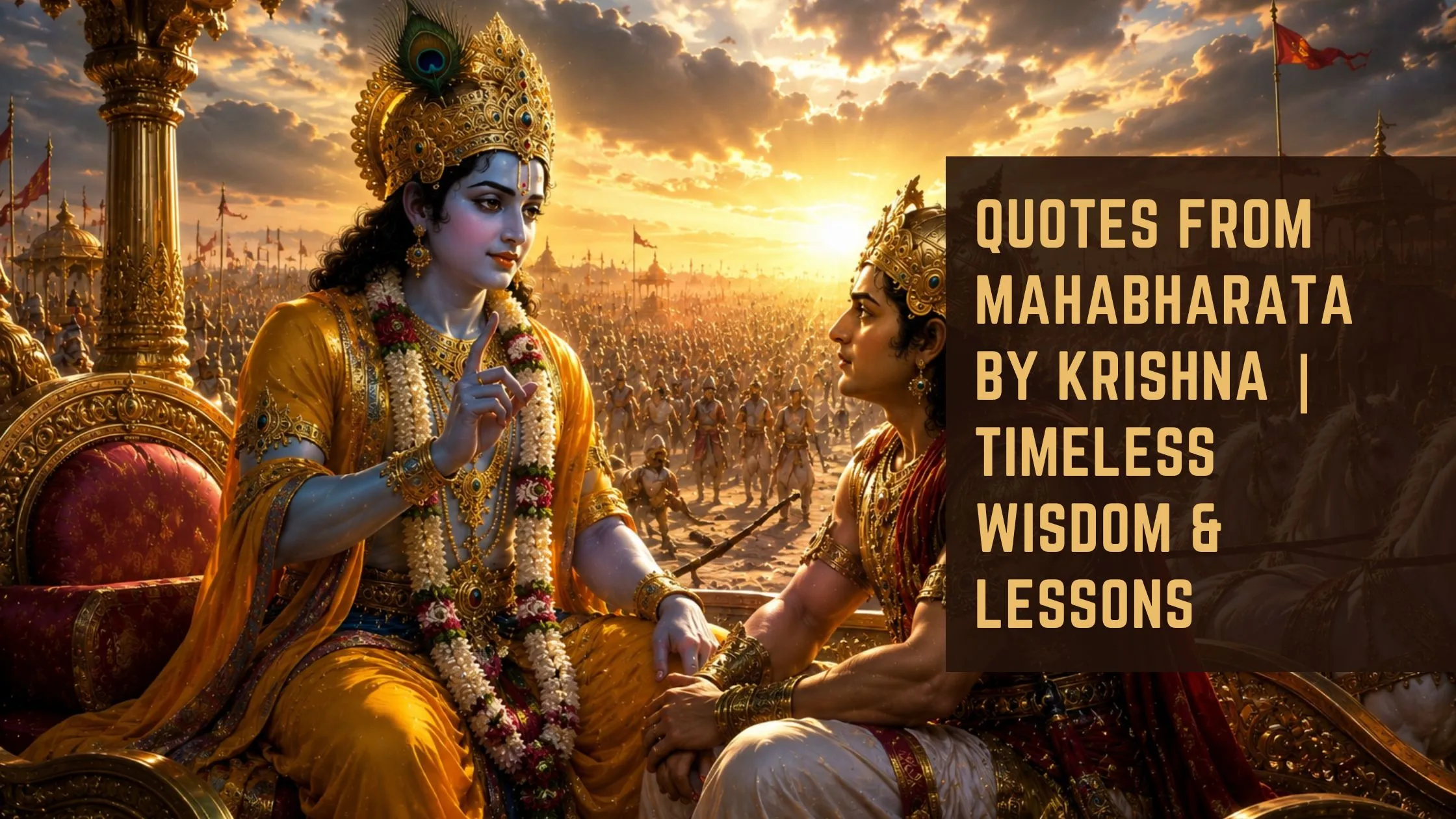 Quotes from Mahabharata by Krishna | Timeless Wisdom & Lessons