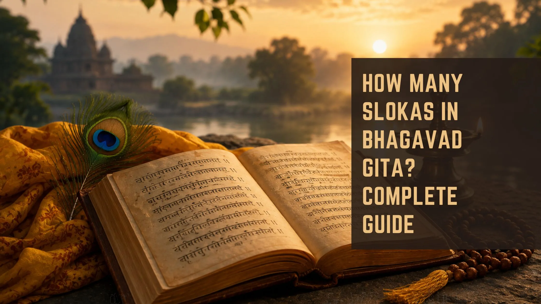 How Many Slokas in Bhagavad Gita?