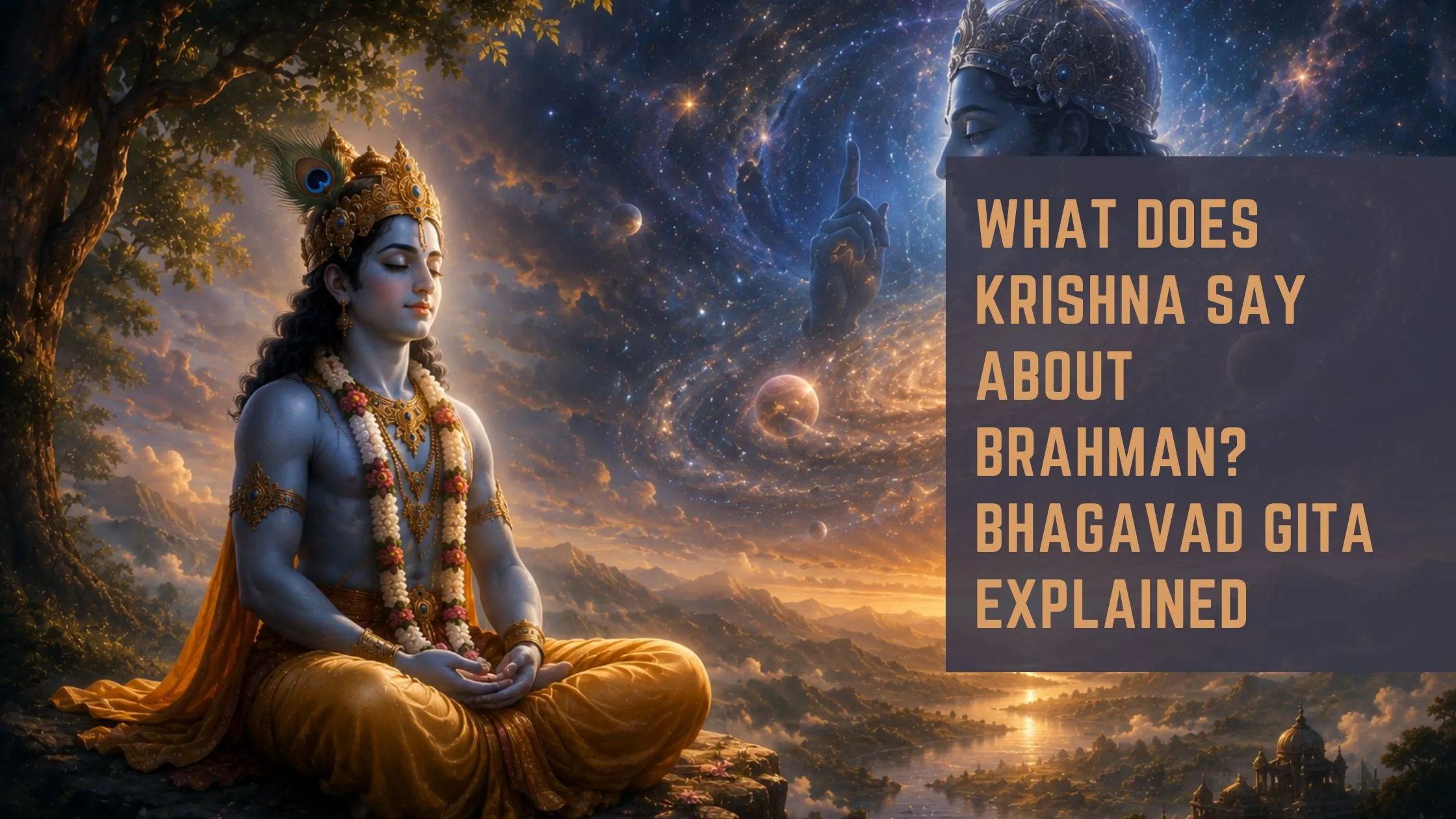 What Does Krishna Say About Brahman? 