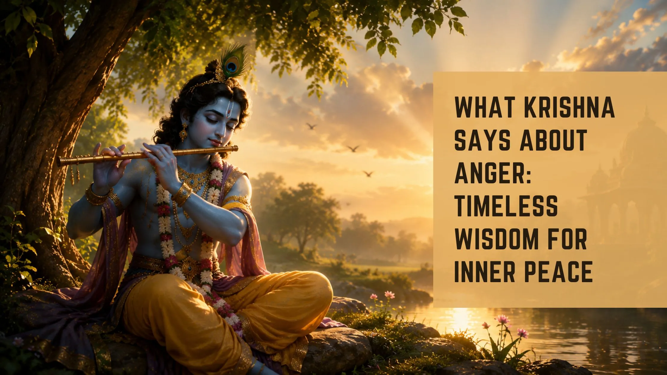 What Krishna Says About Anger