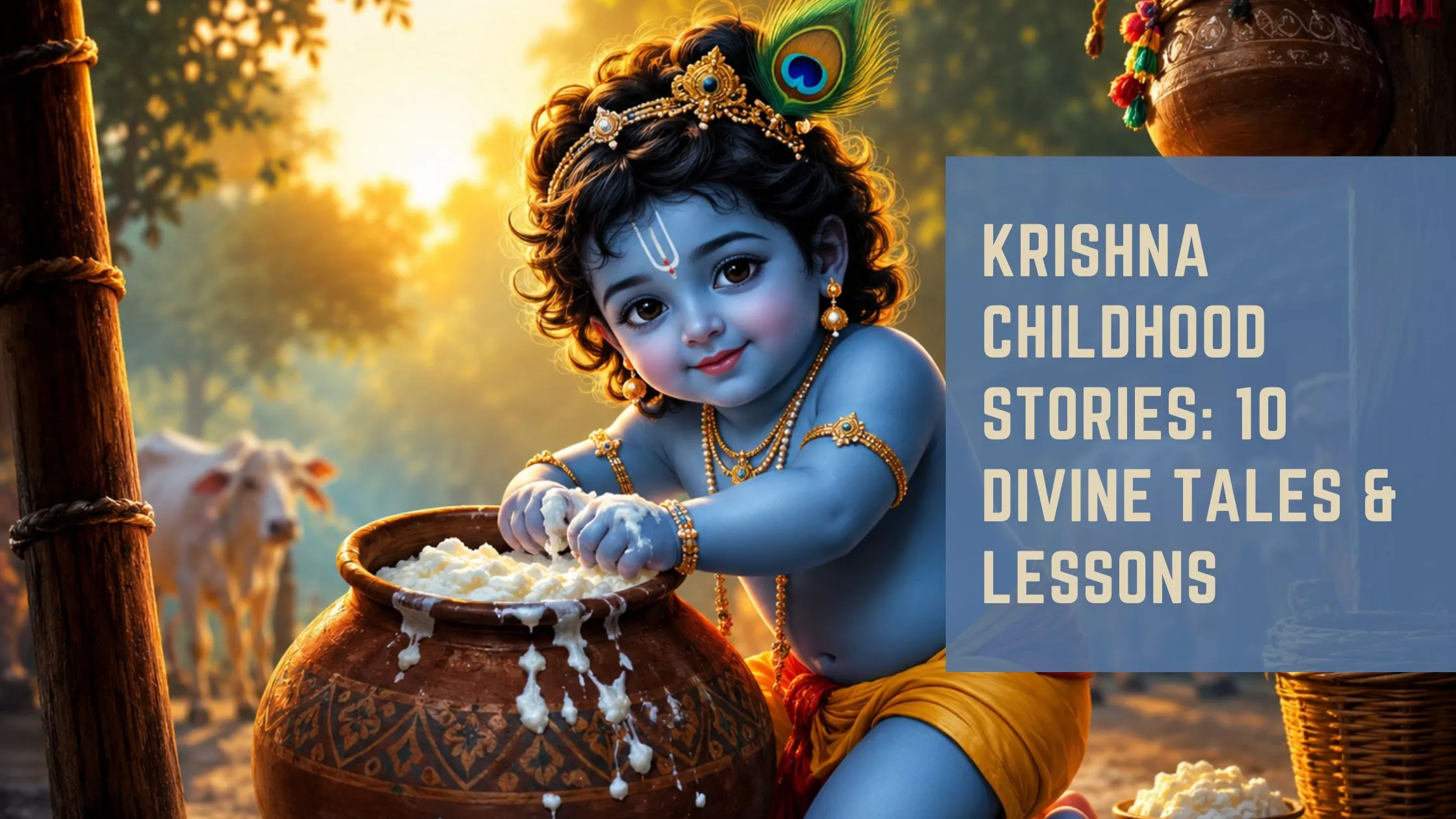 Krishna Childhood Stories: 10 Divine Tales & Lessons