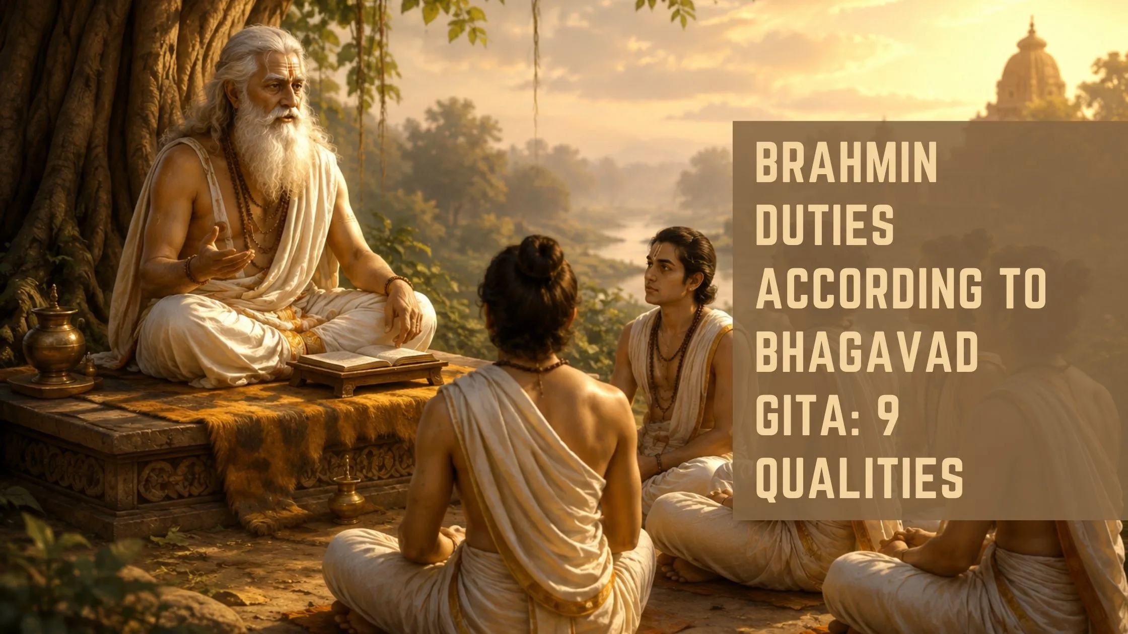 Brahmin duties