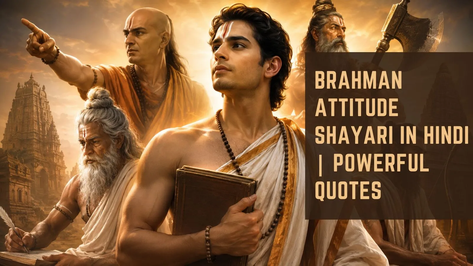 Brahman Attitude Shayari in Hindi | Powerful Quotes