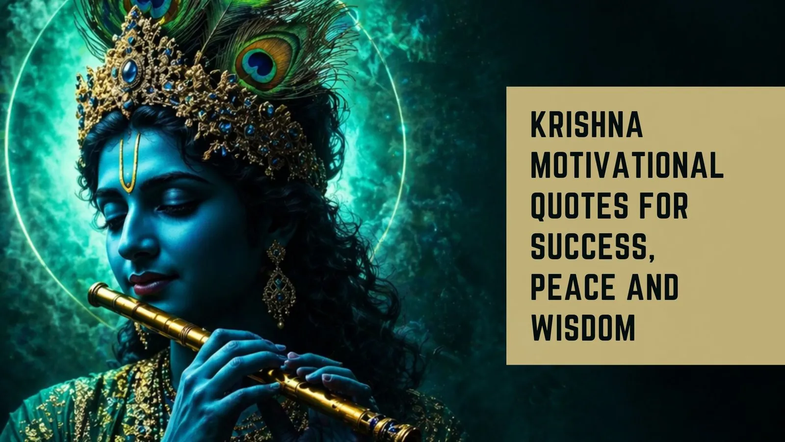 Krishna Motivational Quotes for Success, Peace and Wisdom