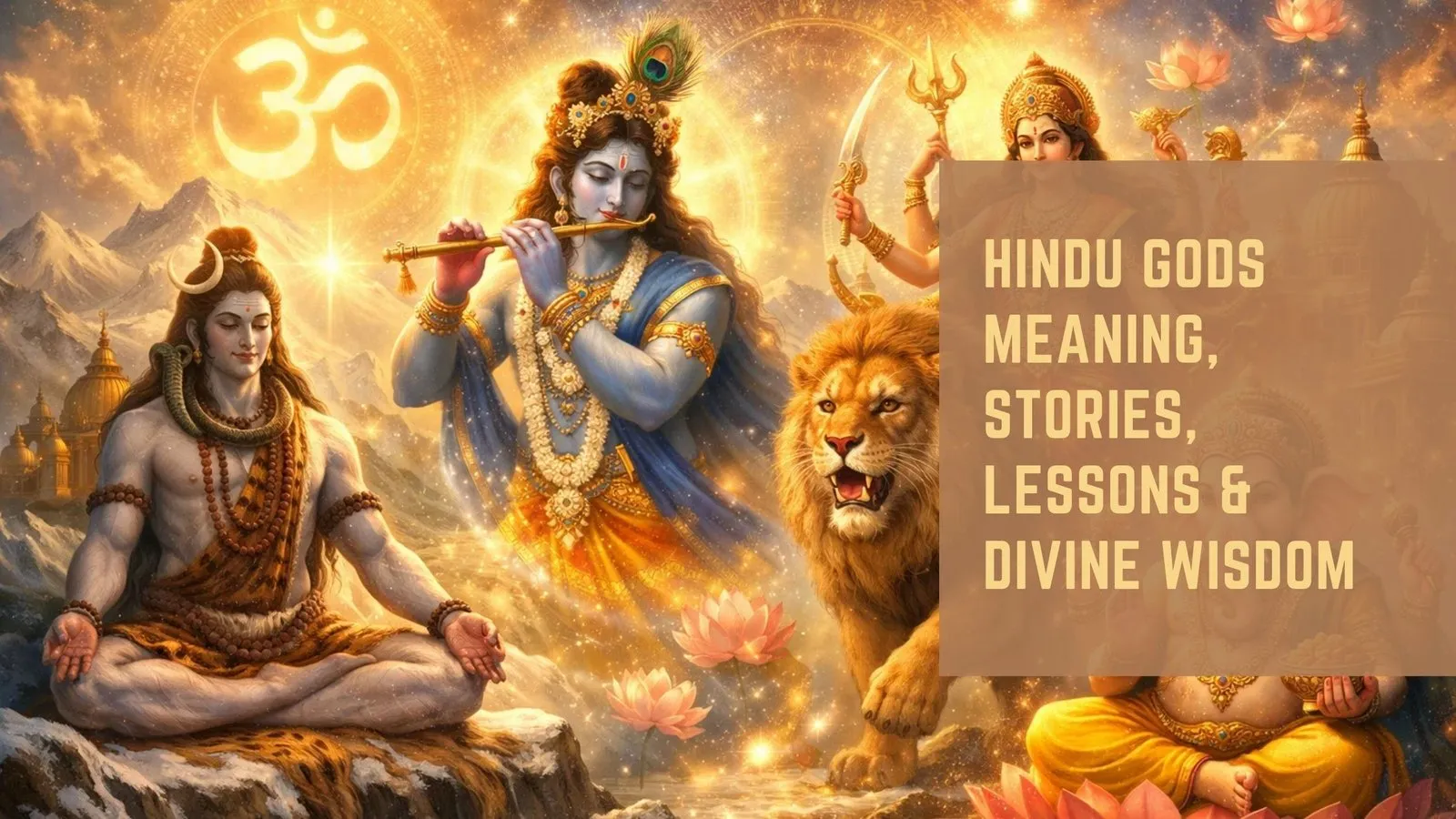 Hindu Gods Meaning, Stories, Lessons & Divine Wisdom
