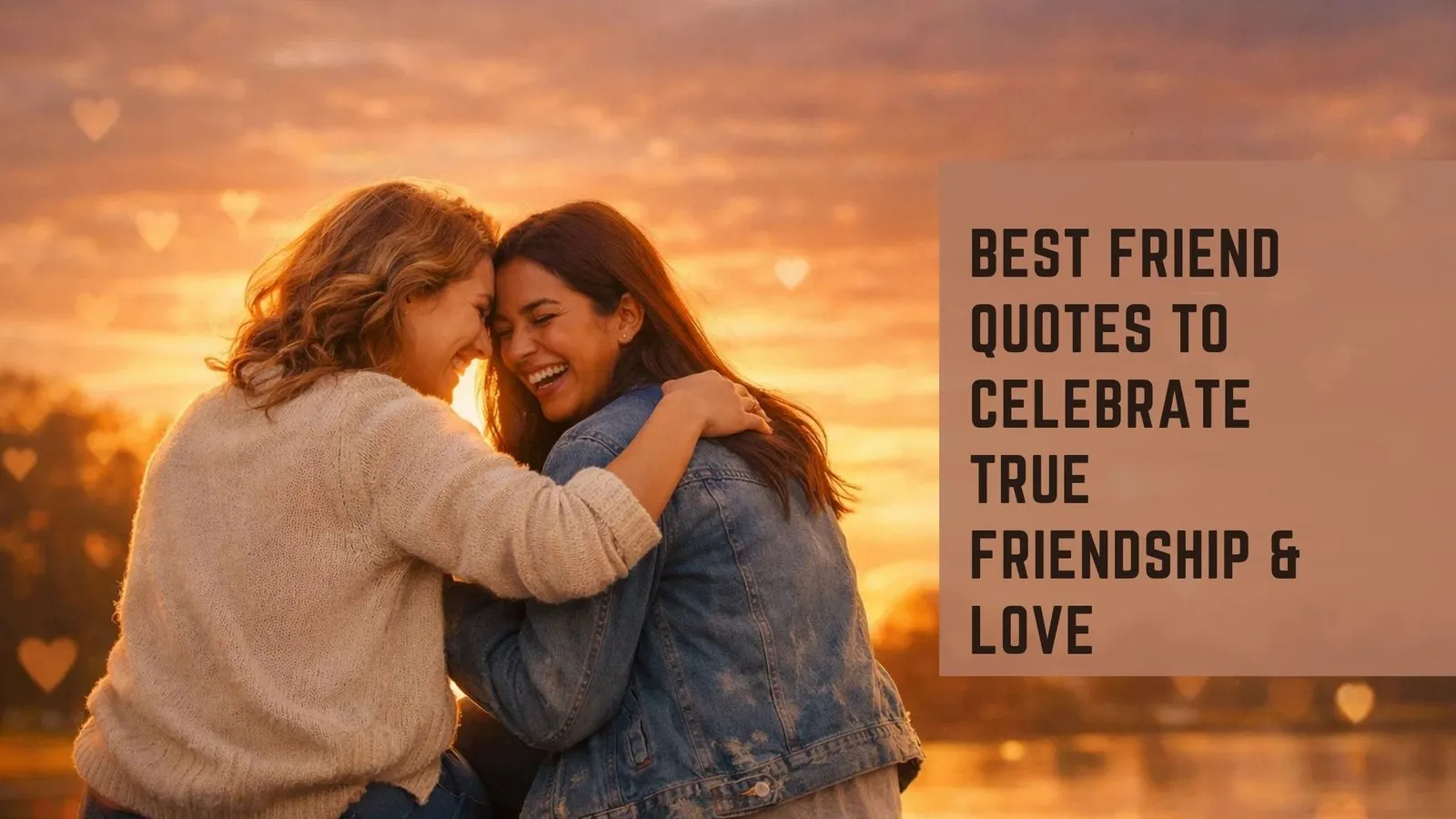 Best Friend Quotes to Celebrate True Friendship &amp; Love