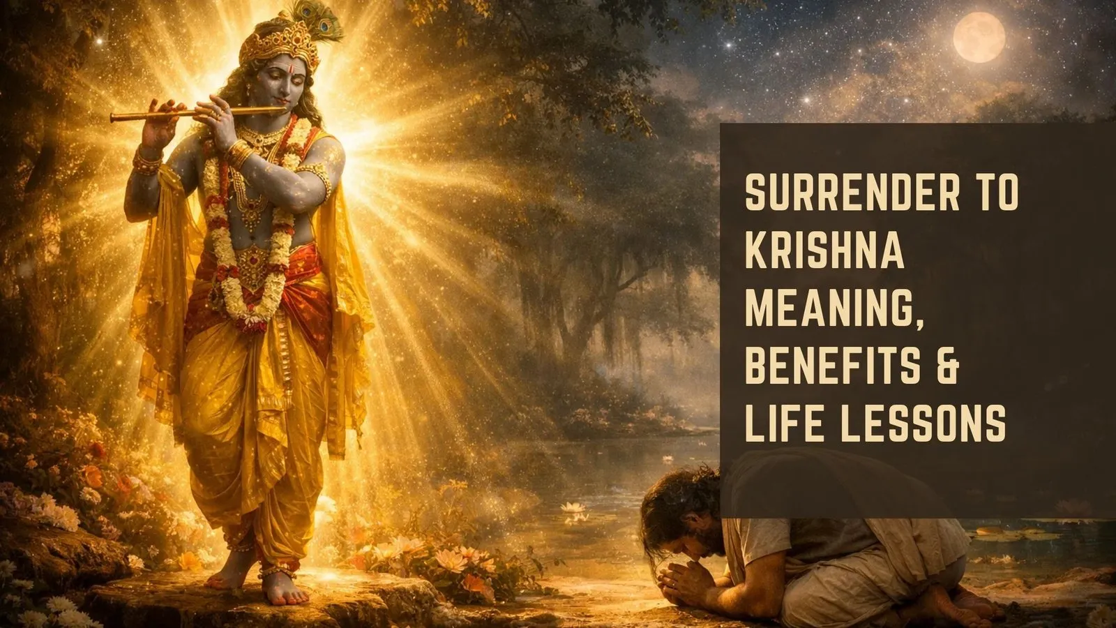 Surrender to Krishna Meaning, Benefits &amp; Life Lessons