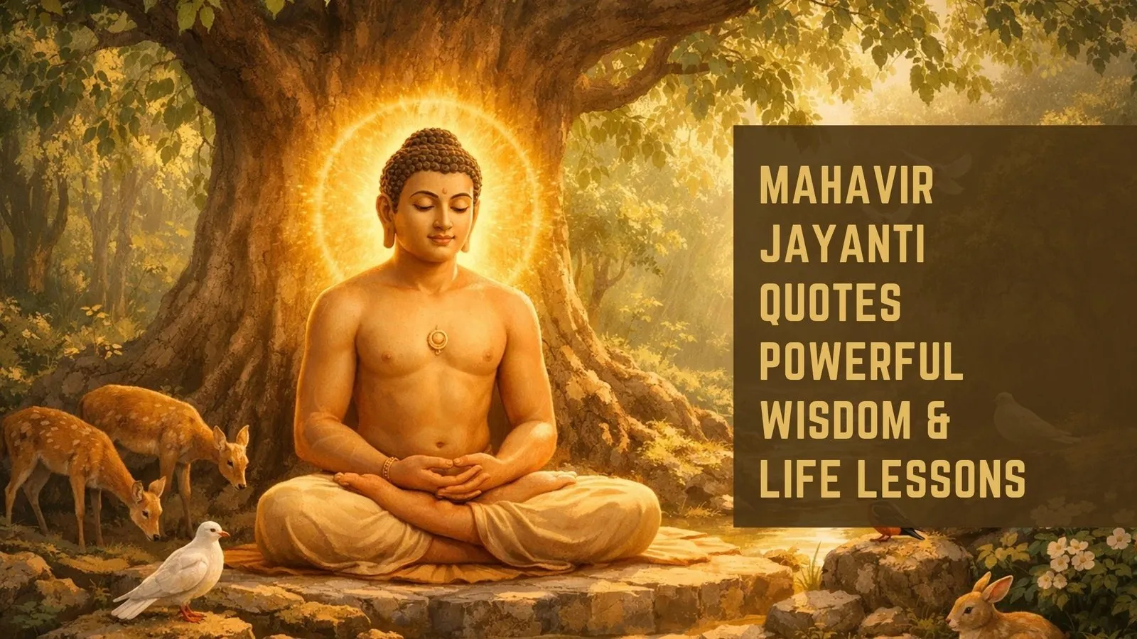 Mahavir Jayanti Quotes Powerful Wisdom &amp; Life Lessons