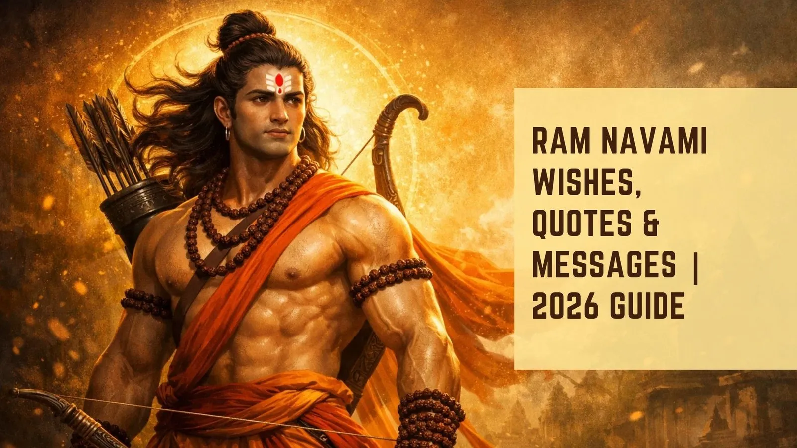 Ram Navami Wishes, Quotes &amp; Messages | 2026 Guide