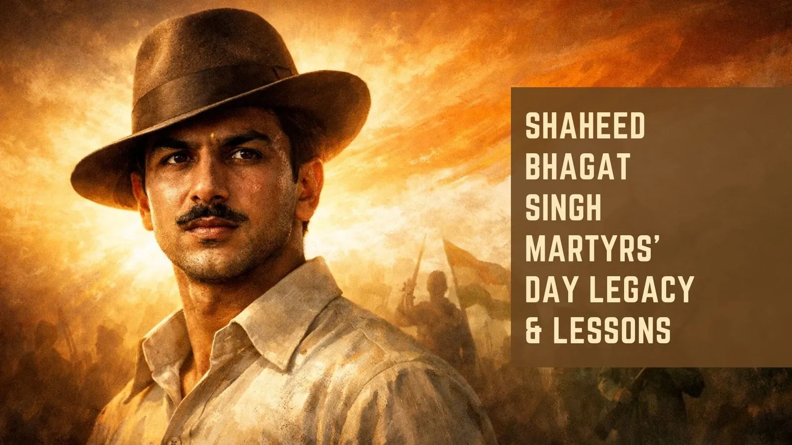 Shaheed Bhagat Singh Martyrs’ Day Legacy &amp; Lessons