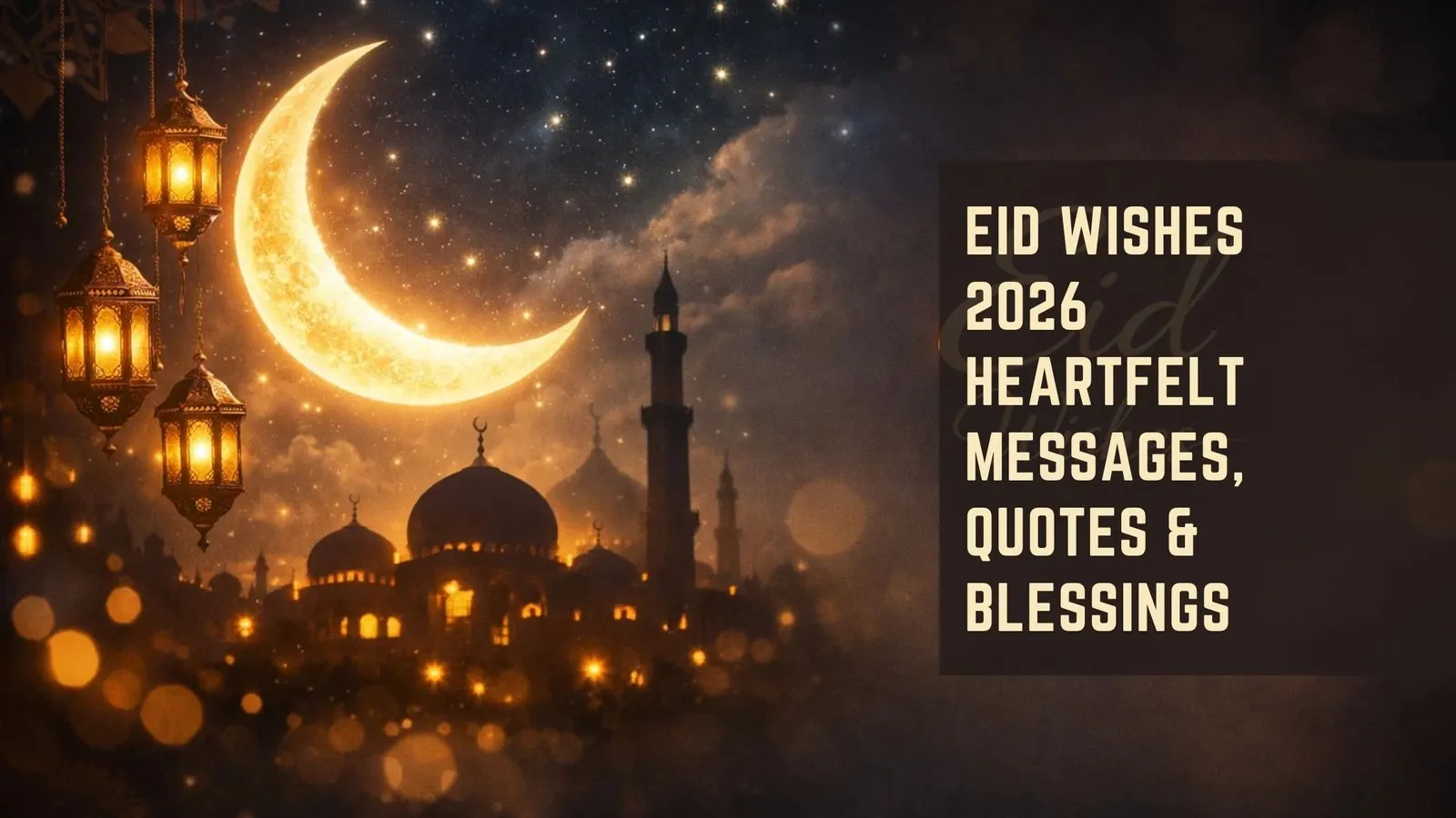 Eid Wishes 2026 Heartfelt Messages, Quotes &amp; Blessings
