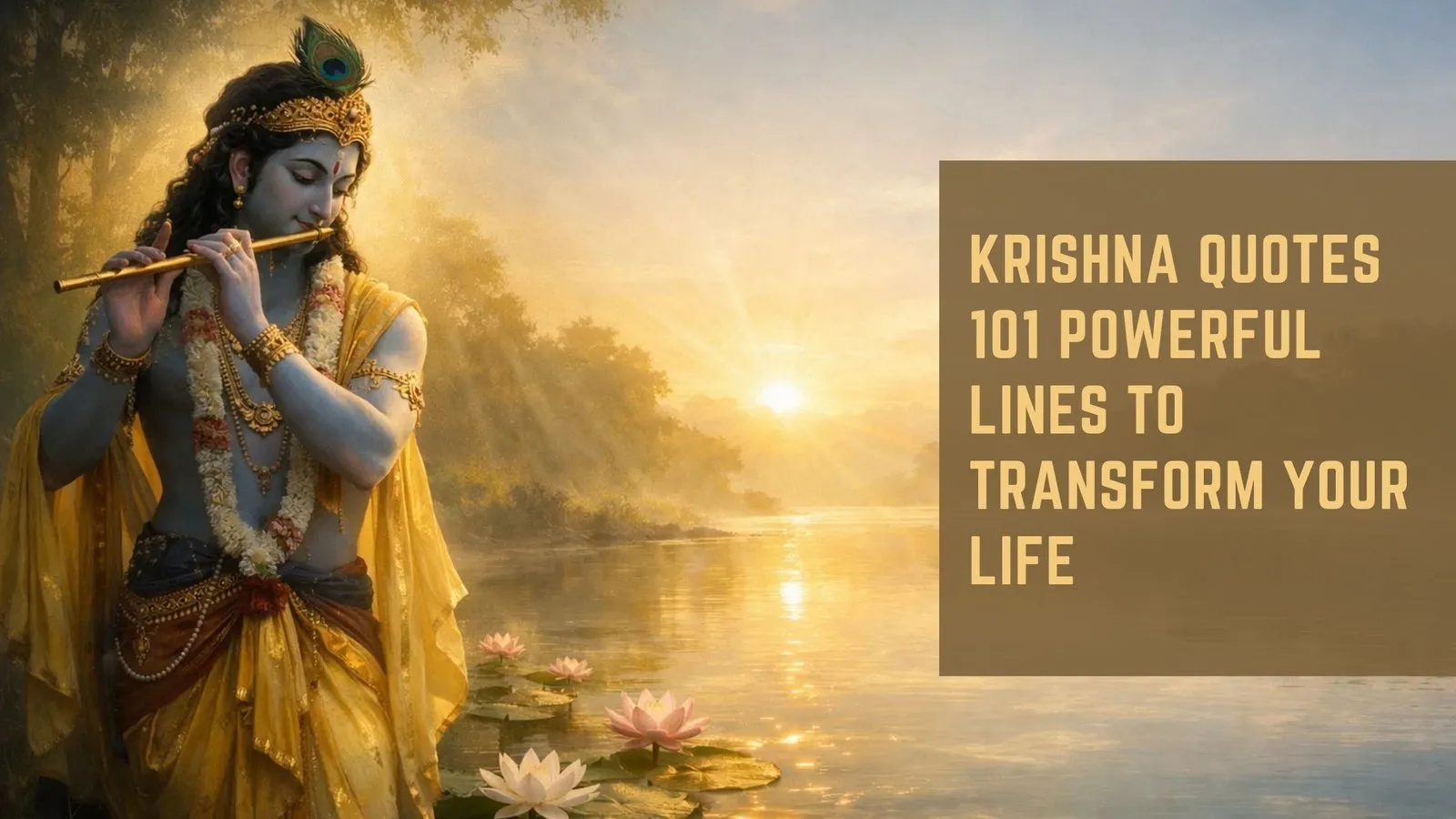Krishna Quotes 101 Powerful Lines to Transform Your Life