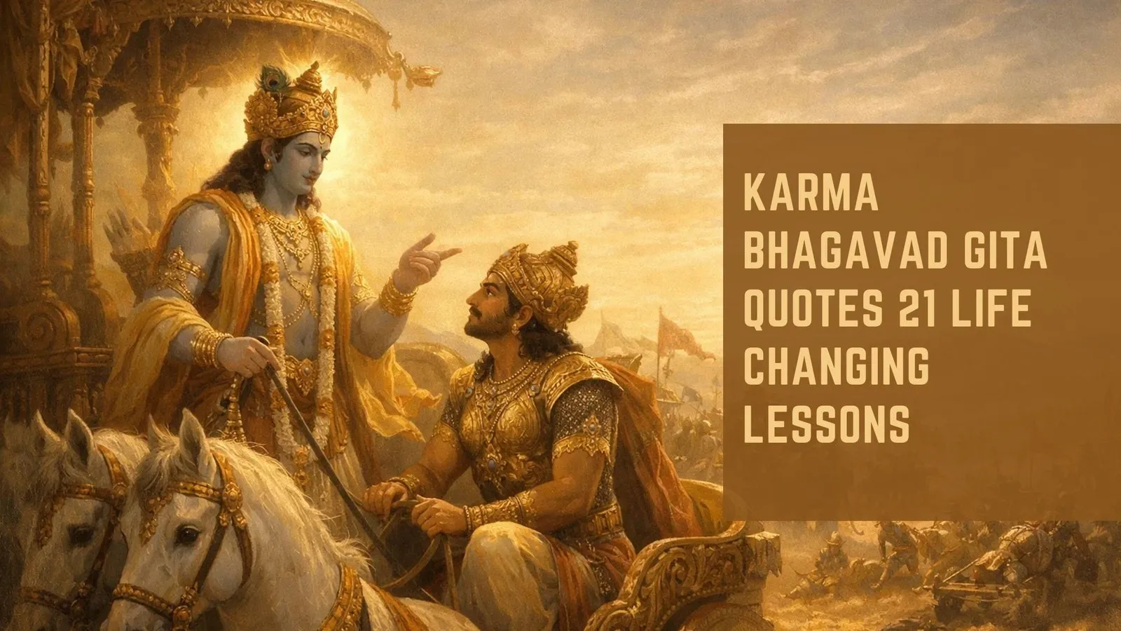 Karma Bhagavad Gita Quotes 21 Life-Changing Lessons