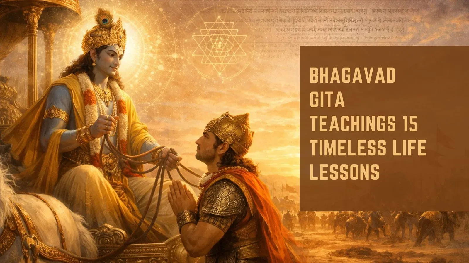 Bhagavad Gita Teachings 15 Timeless Life Lessons