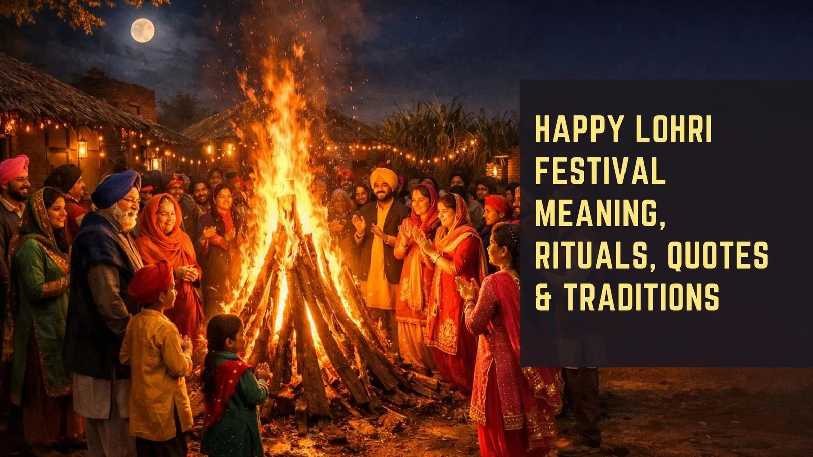Happy Lohri Festival Meaning, Rituals, Quotes &amp; Traditions