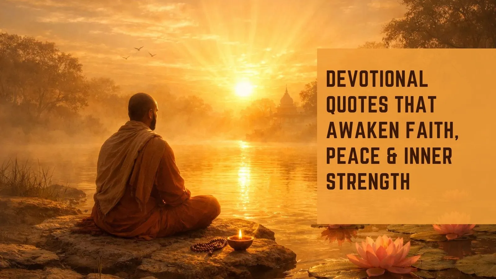Devotional Quotes That Awaken Faith, Peace &amp; Inner Strength