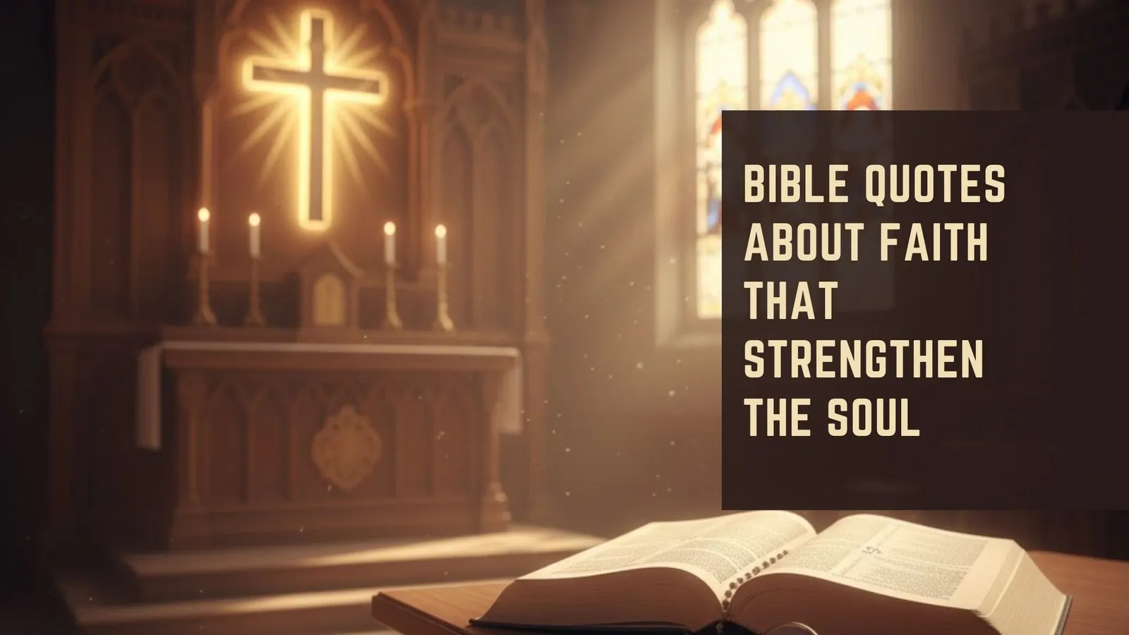 Bible Quotes About Faith That Strengthen the Soul