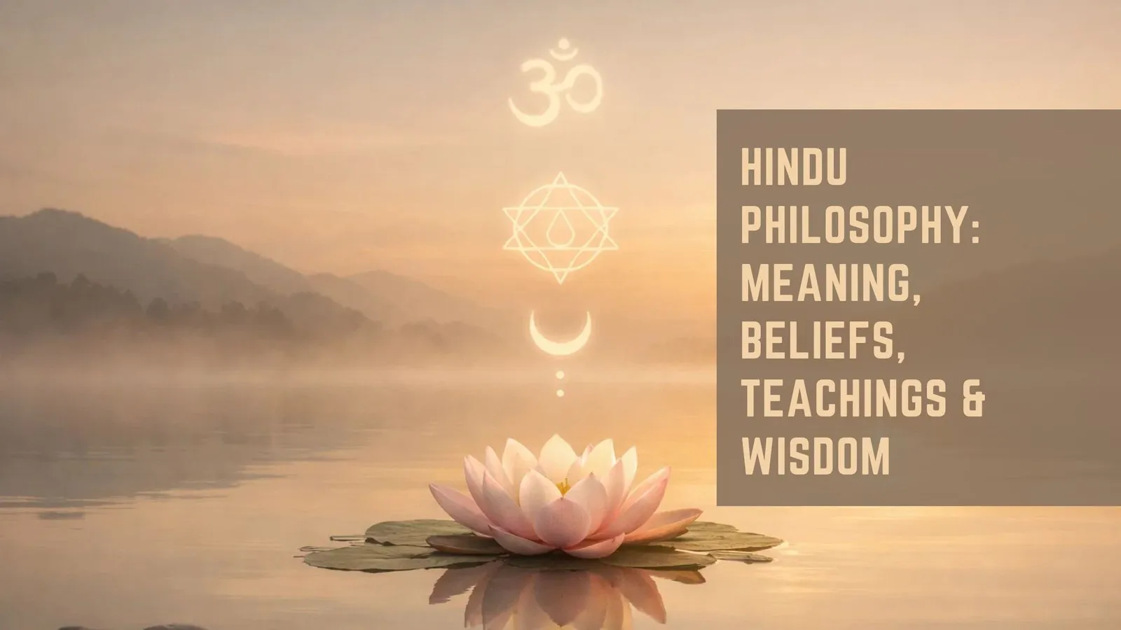 Hindu Philosophy: Meaning, Beliefs, Teachings &amp; Wisdom
