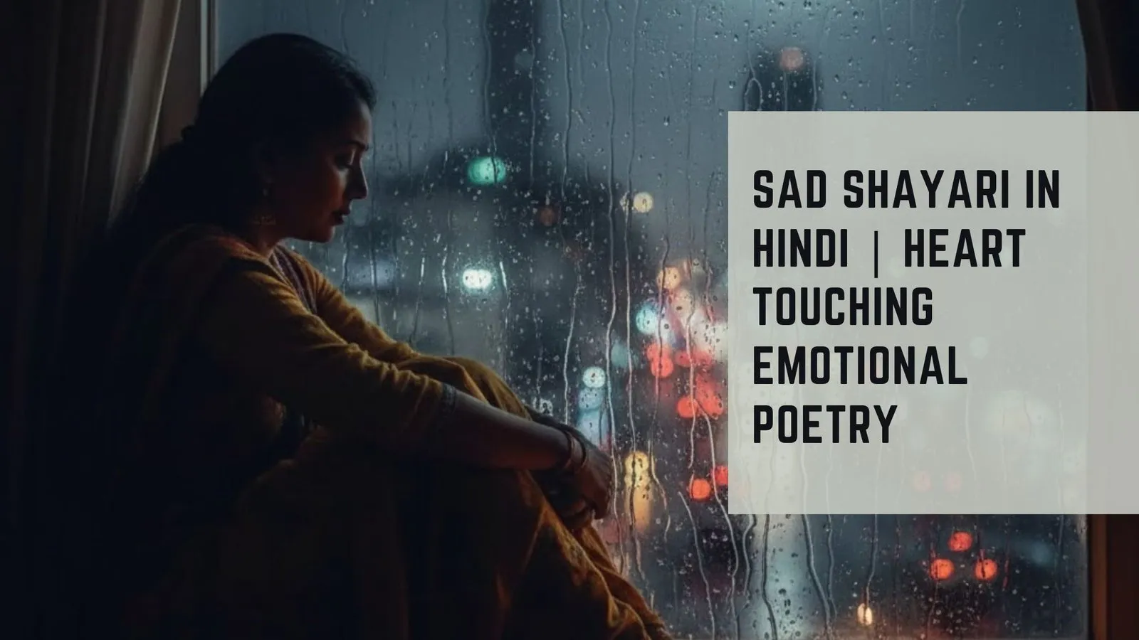 Sad Shayari in Hindi | Heart Touching Emotional Poetry