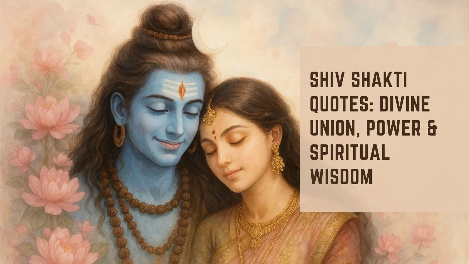 Shiv Shakti Quotes: Divine Union, Power &amp; Spiritual Wisdom