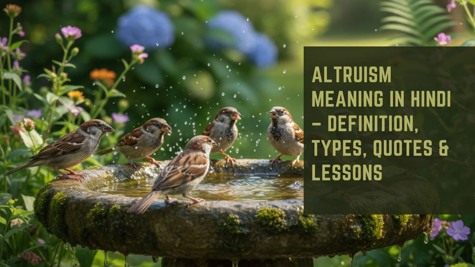 Altruism Meaning in Hindi – Definition, Types, Quotes &amp; Lessons