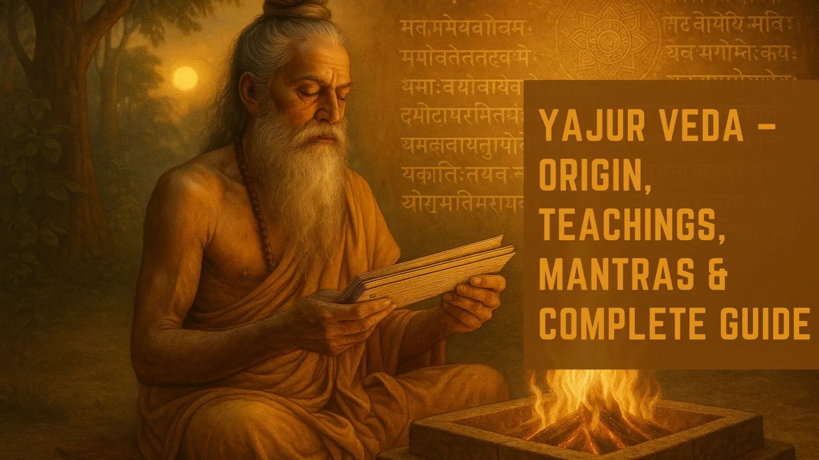Yajur Veda – Origin, Teachings, Mantras &amp; Complete Guide