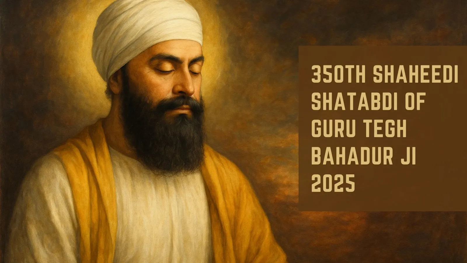 350th Shaheedi Shatabdi of Guru Tegh Bahadur Ji 2025