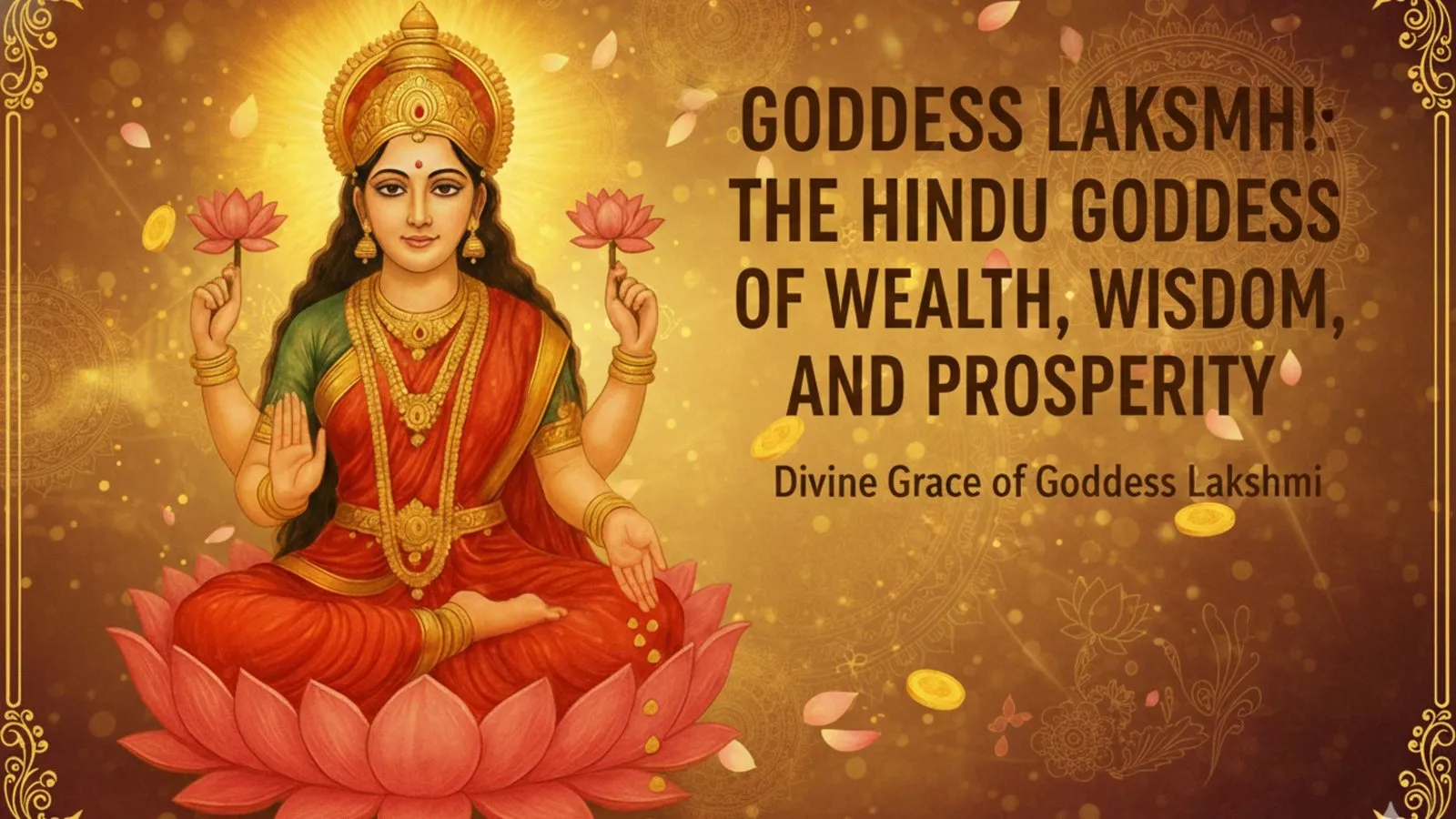 Goddess Lakshmi: The Hindu Goddess of Wealth and Wisdom Divine Grace of Goddess Lakshmi