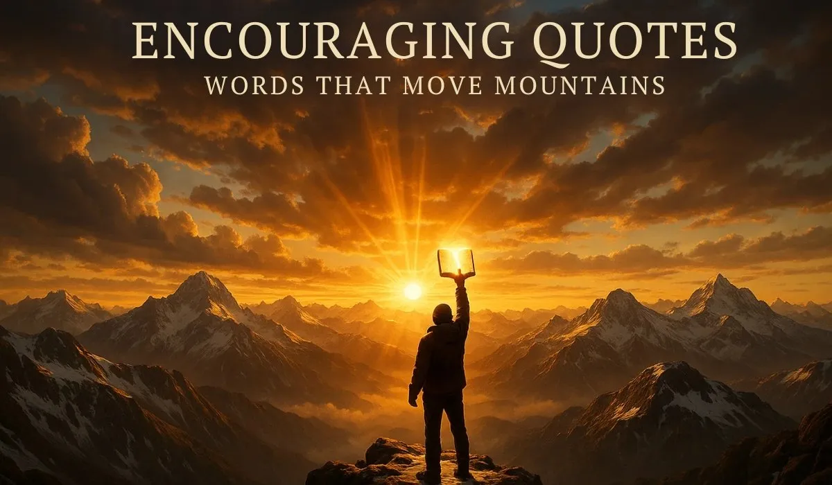 🔥 Encouraging Quotes: Words That Move Mountains