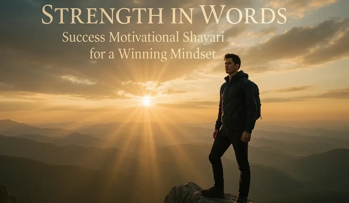 Strength in Words: Success Motivational Shayari for a Winning Mindset