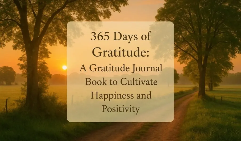 gratitude journal book