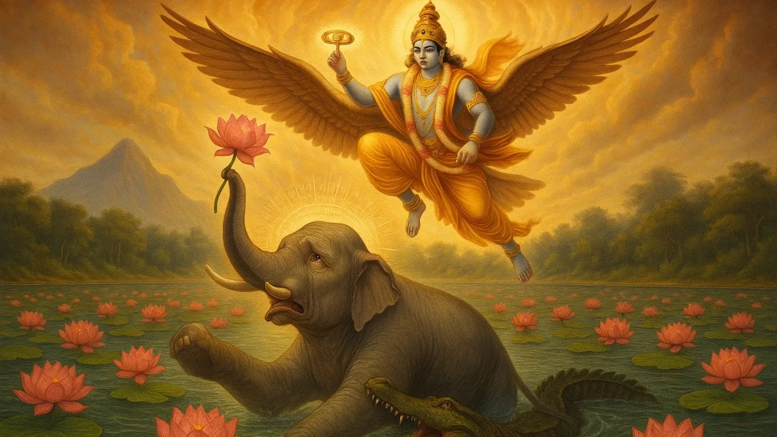 Gajendra Moksha: The Elephant’s Liberation and the Power of Surrender