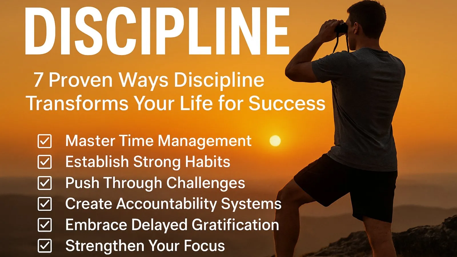 Discipline: 7 Proven Ways Discipline Transforms Your Life for Success