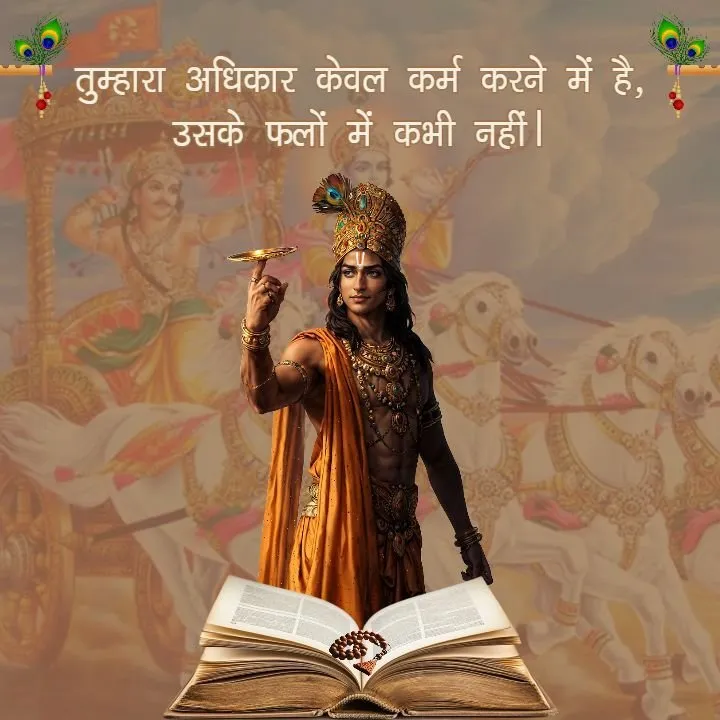 The Immortal Teaching of Bhagavad Gita: Right to Action Only