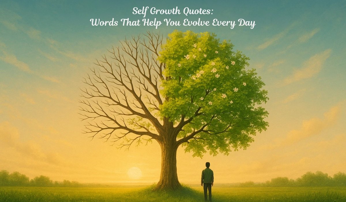 🌱 Self Growth Quotes: Words That Help You Evolve Every Day