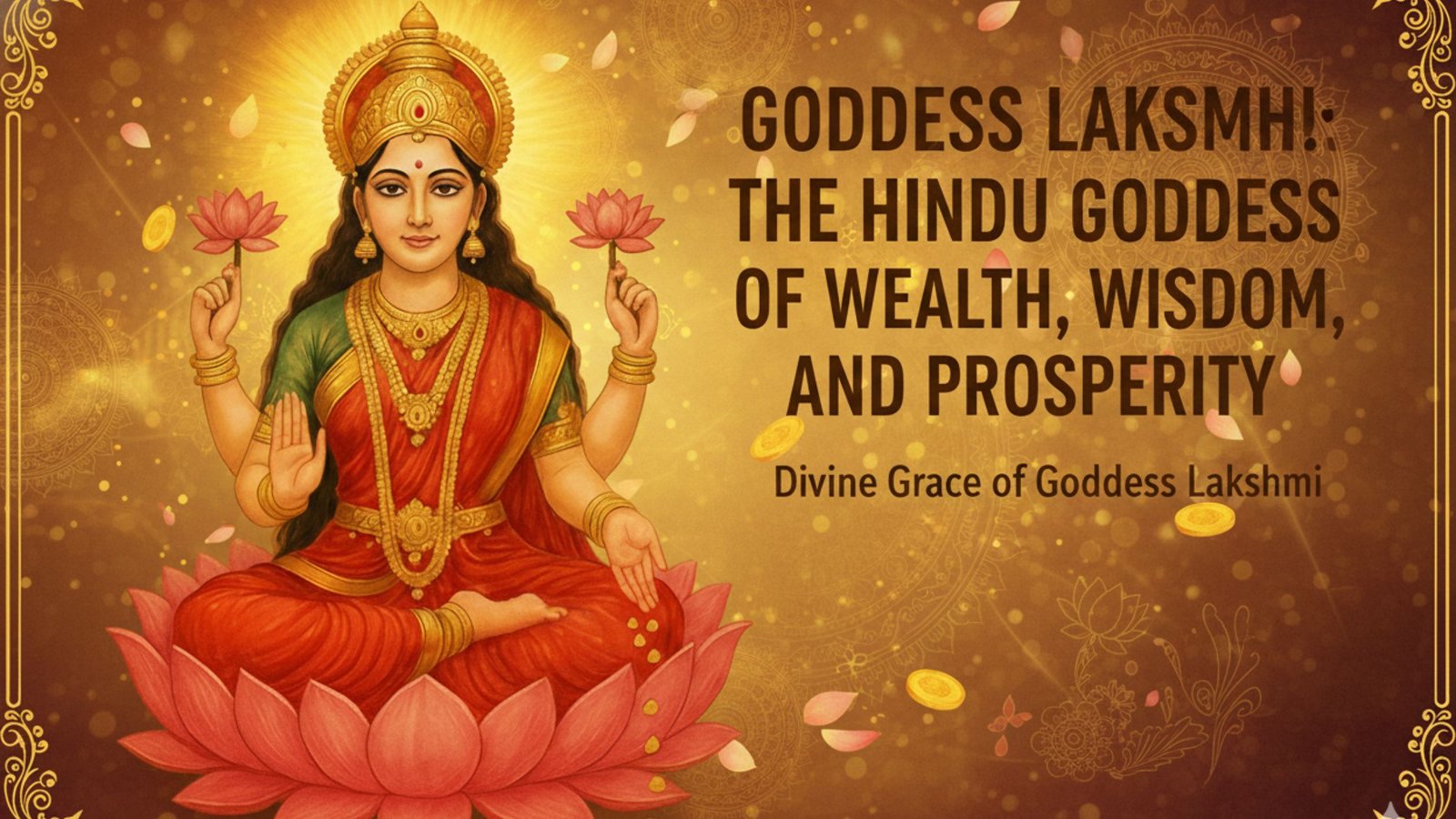 Hindu Goddess of Wealth and Wisdom