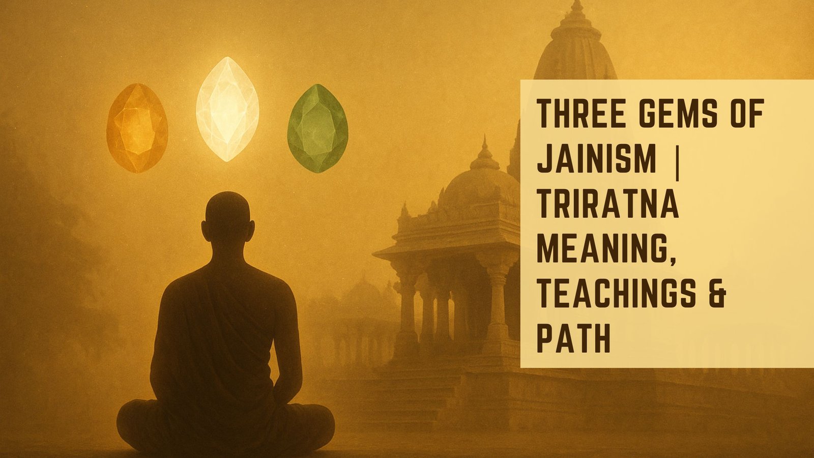 Three Gems of Jainism
