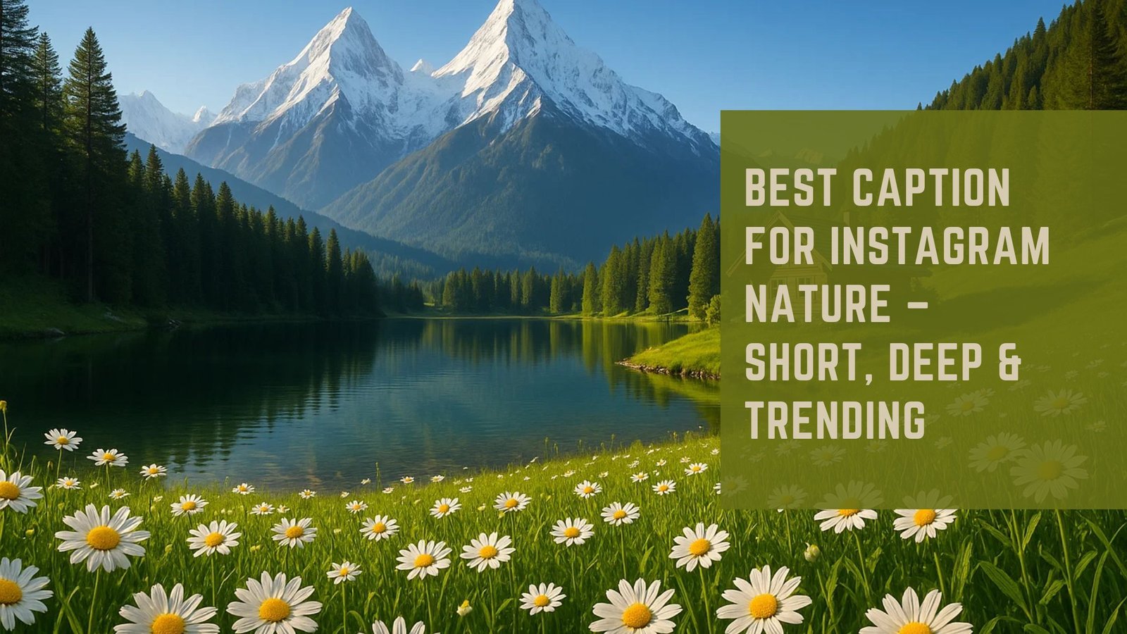 Caption for Instagram Nature