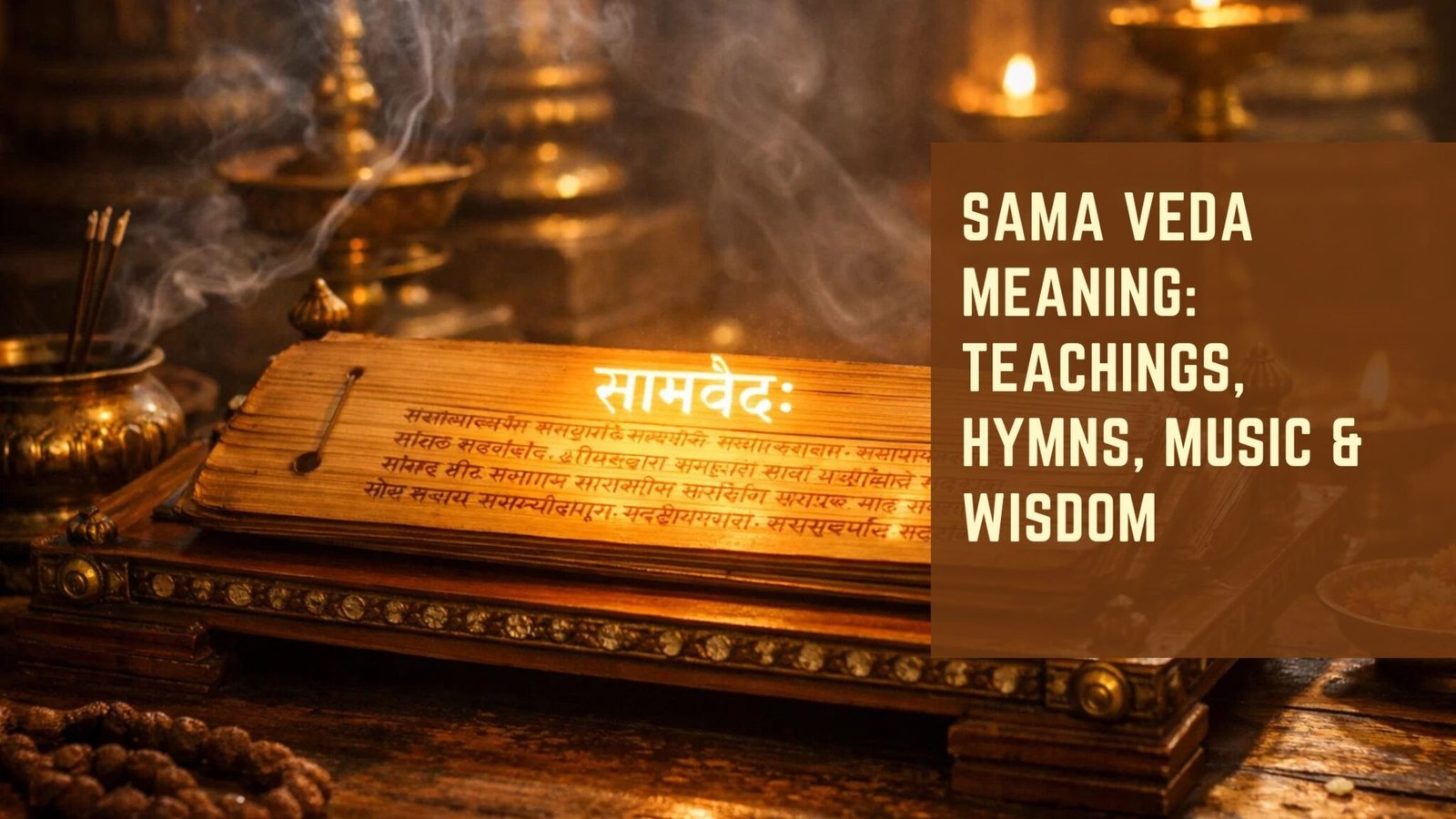 Sama Veda Meaning: Teachings, Hymns, Music & Wisdom