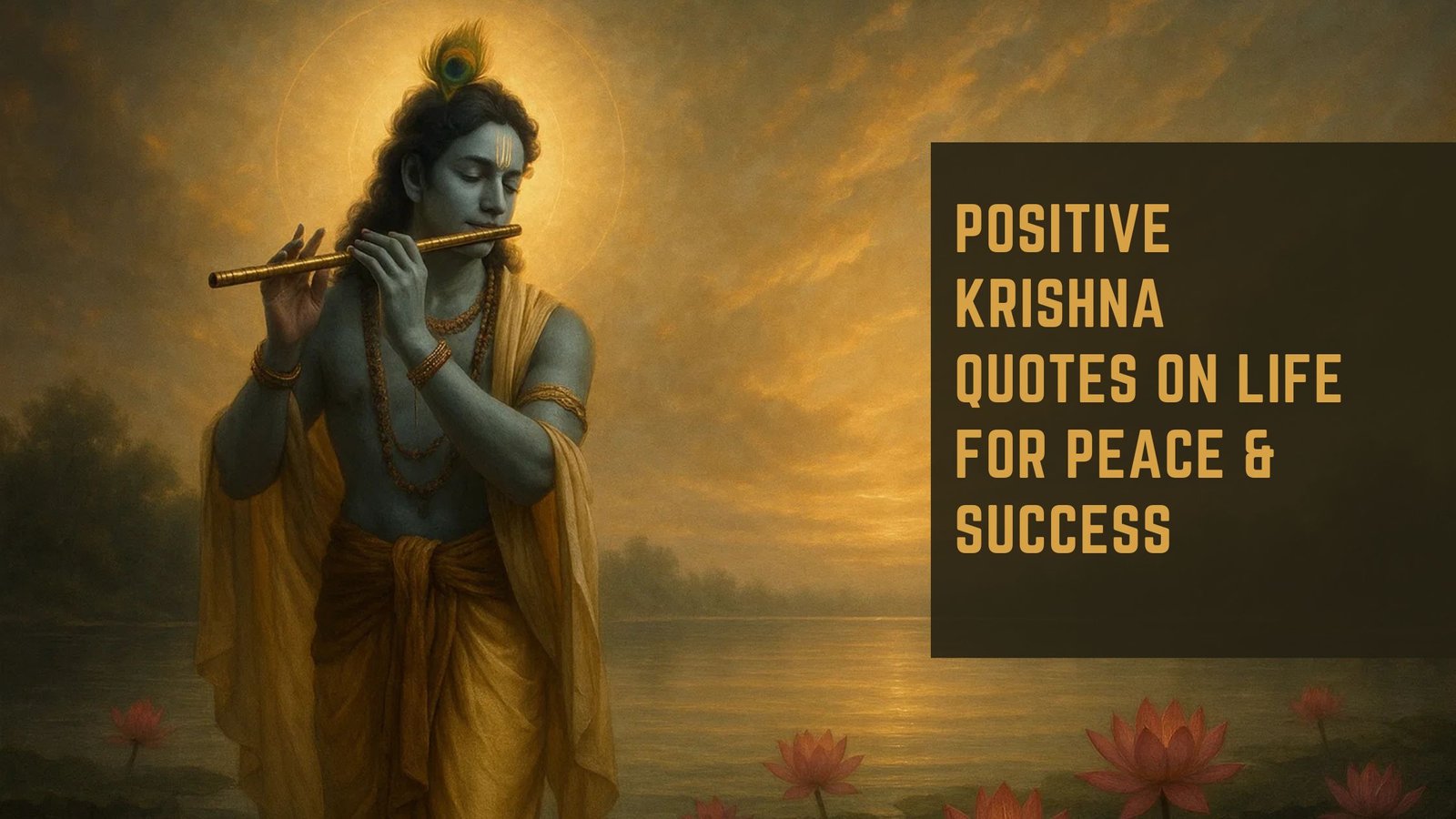 Positive Krishna Quotes on Life
