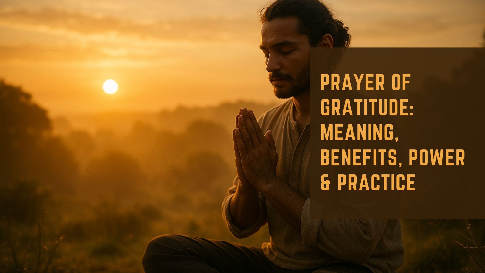 Prayer of Gratitude