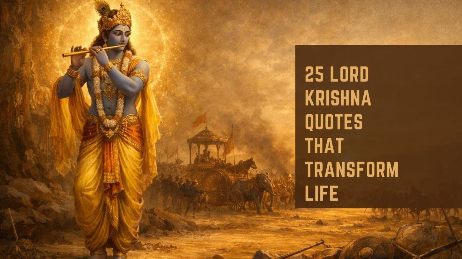 25 Lord Krishna Quotes That Transform Life